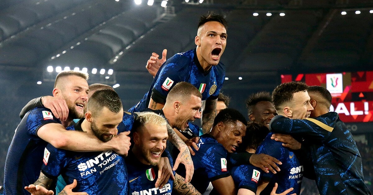 Inter de Milão é campeã da Copa da Itália!